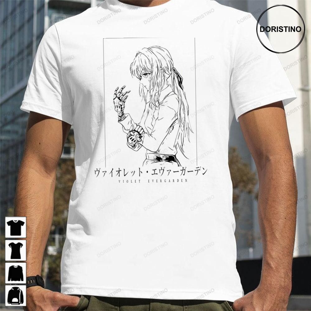 Black Line Violet Evergarden Violet Limited Edition T-shirts